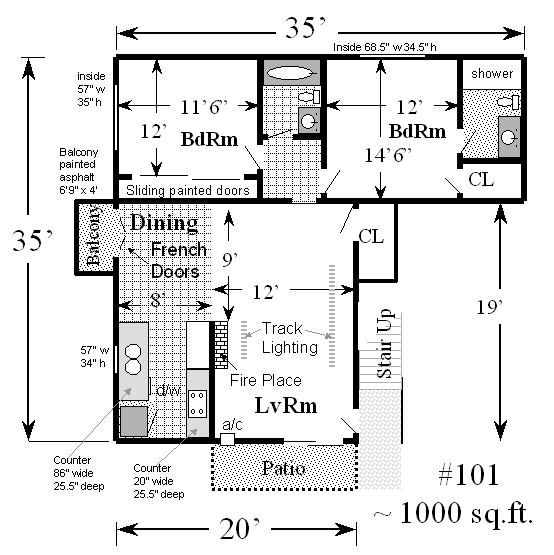 V201 Floor Plan 3717 Vinton